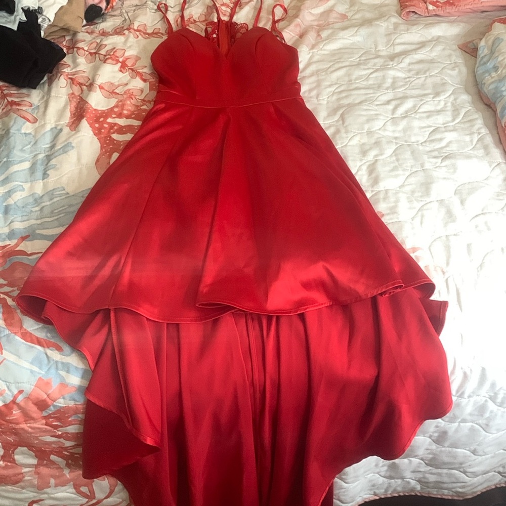Red prom dress. Never worn